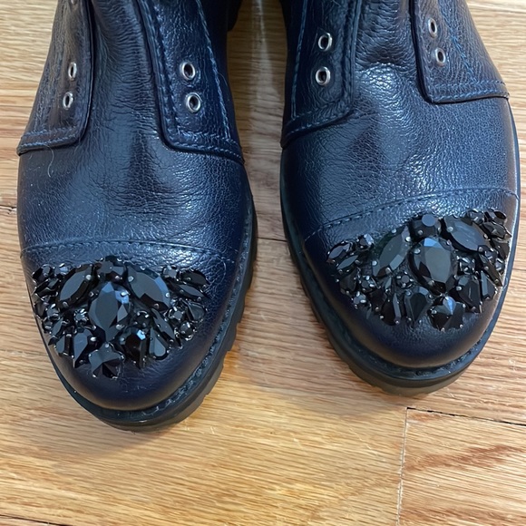 Jimmy Choo
Hatcher Jeweled Combat Boot, Navy 35 - Picture 7 of 10